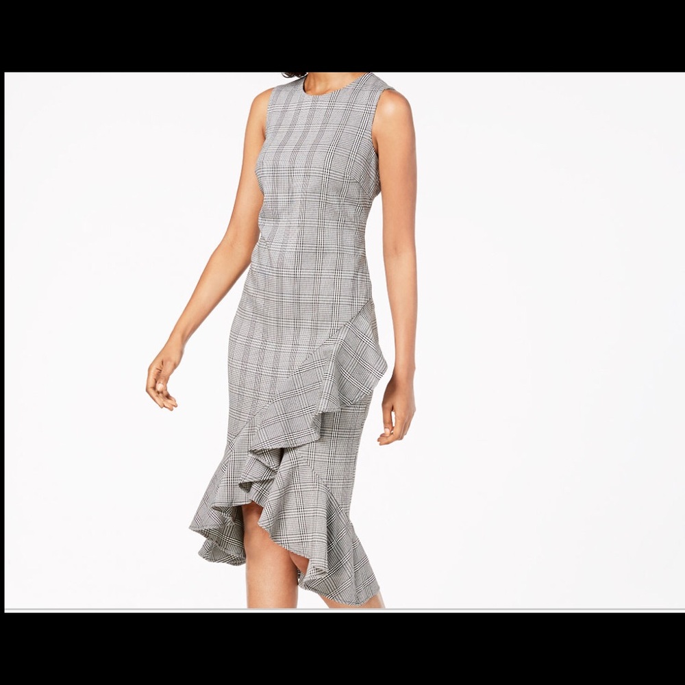 Calvin KleinRuffled Sheath Dress